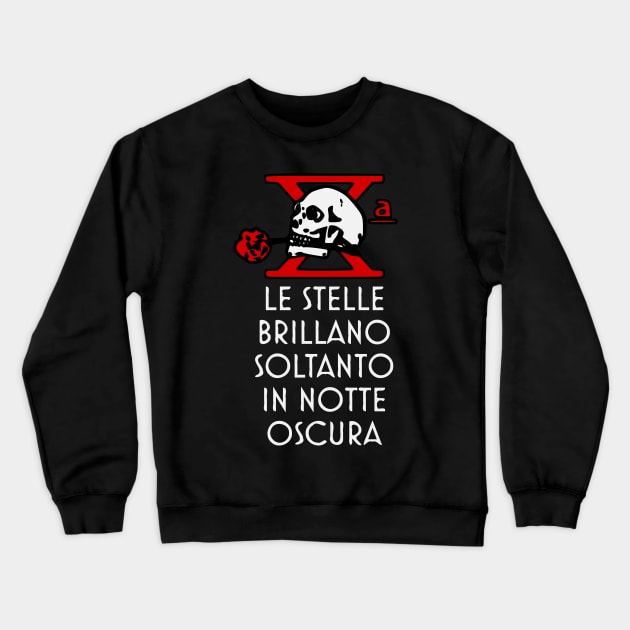 Decima Flottiglia slogan Crewneck Sweatshirt by bumblethebee